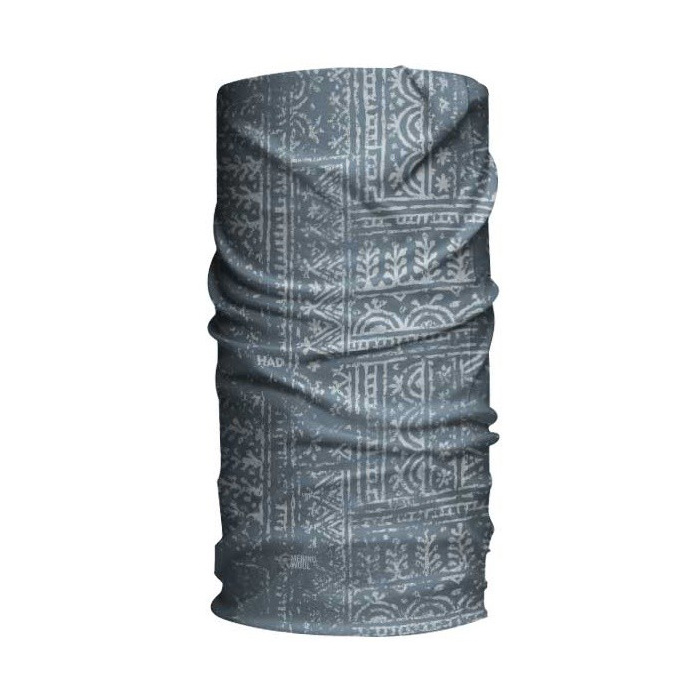 Универсална многофункционална шал-кърпа H.A.D. Merino Woodcut Grey от мериносова вълна