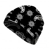 Ултралека зимна шапка H.A.D. Merino India Paisley Black от 100% Мериносова вълна