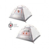 Лека петместна семейна палатка High Peak Nevada 5 UV80 с куполна конструкция