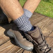 Технологични туристически чорапи в ретро стил Tashev Retro Trek Merino с мерино и вълна от Алпака