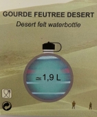Туристическа манерка CAO Desert felt с калъф покрит с филц, 1.9 литра