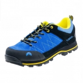 Ниски мъжки туристически обувки Elbrus Hildur от набук, в син цвят