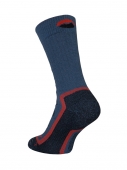 Високи трекинг чорапи Tashev Trail Trekking в цвят антрацит с червено