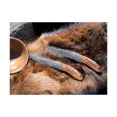 Сгъваем джобен нож Boker Magnum Caveman Damascus с острие от дамаска стомана