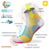 Ниски спортни чорапи за бягане Comodo Running Socks RUN5 с усилени зони