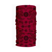 Многофункционална шал-кърпа H.A.D. Merino India Paisley Red от мериносова вълна