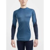 Мъжки термо-комплект Craft Core Dry Baselayer Set син - клин и блуза с дълъг ръкав