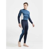 Мъжки термо-комплект Craft Core Dry Baselayer Set син - клин и блуза с дълъг ръкав