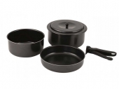 Комплект туристически съдове Outwell Cookset Banquet Set M от алуминий